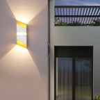 Luz de Parede LED de Sal, Corpo de Alumínio em Tubo Quadrado com Feixe para Cima e para Baixo