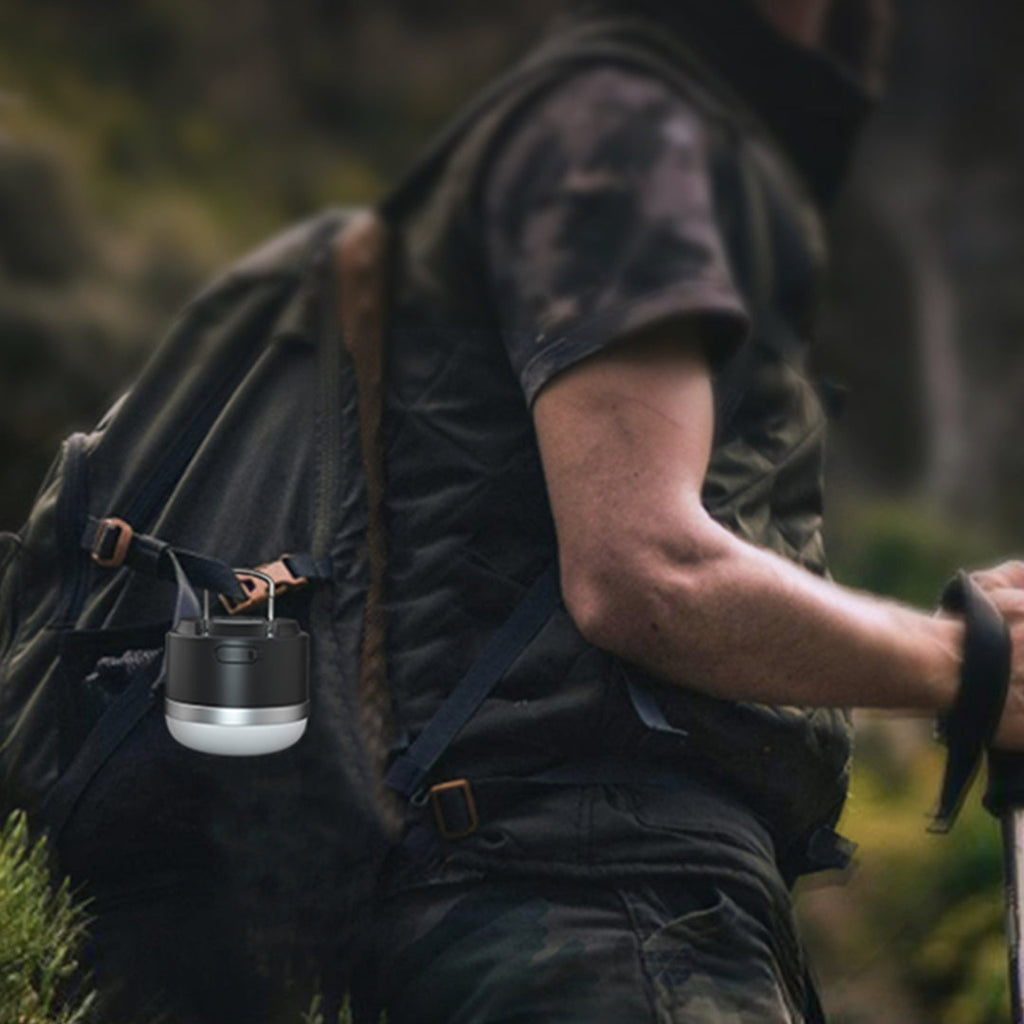 Rechargeable LED Camping Lantern With Power Bank and SOS Flashlight