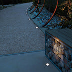 Recessed LED Well Light For Poolside Decks And Lawns, IP65 Chrome