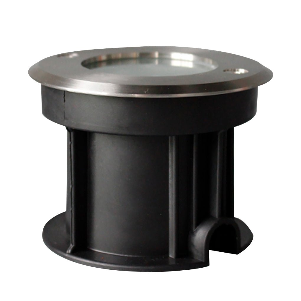 Recessed LED Well Light For Poolside Decks And Lawns, IP65 Chrome