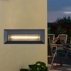 Aluminum Outdoor Step Lights, Wall-Mounted LED Downlight, IP65