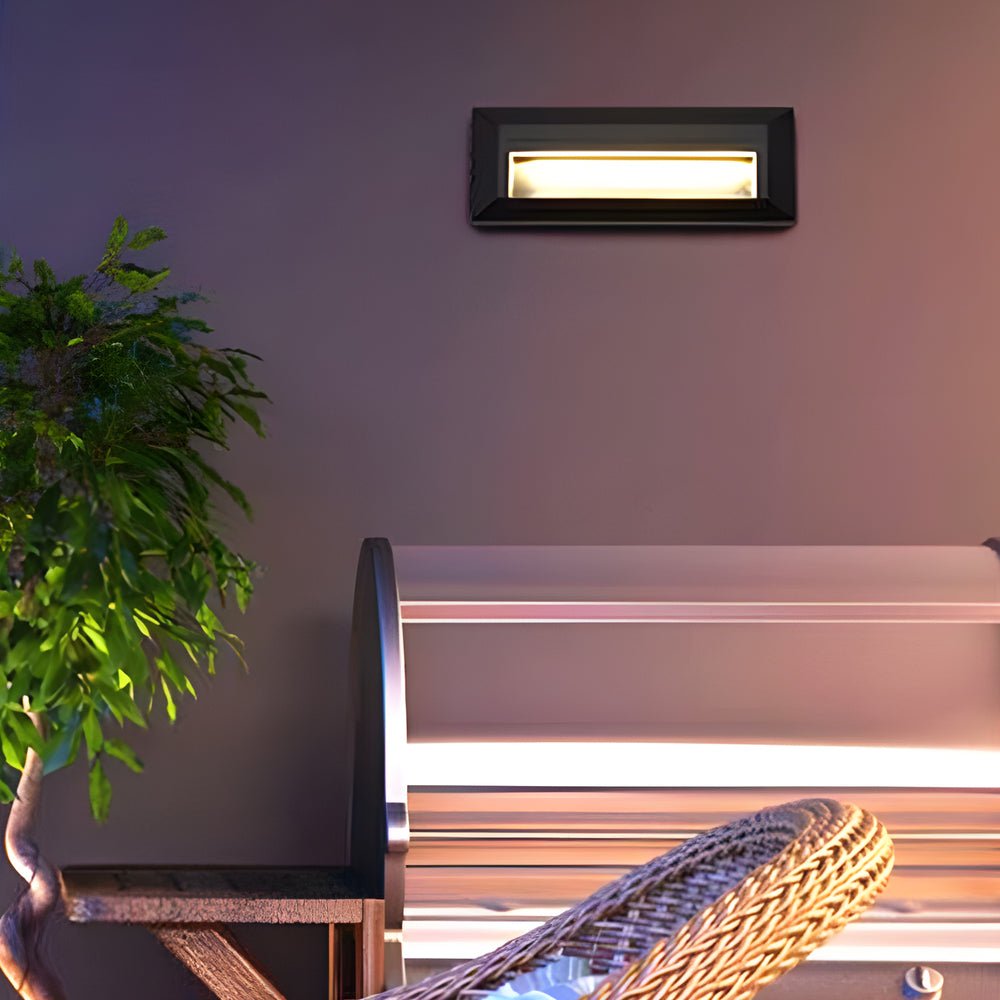 Aluminum Outdoor Step Lights, Wall-Mounted LED Downlight, IP65