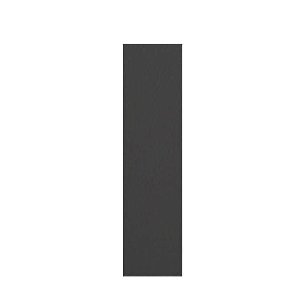 Rektangulært udendørs væglampe i stål, moderne LED med flash-grå finish