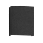 Dirk Square LED Outdoor Wall Light In Flash-Black Aluminum