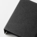 Dirk Square LED Outdoor Wall Light In Flash-Black Aluminum
