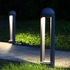 Pamela Sand-Grå Aluminium Utendørs Pullertlampe, 60 cm Stolpelampe