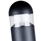 Udendørs aluminiums pullertlampe, 31-tommer nordisk stolpe med varm LED