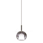 Glo Pendellampe, Tonet Blæst Glasglobus, G4 LED, Dæmpbar