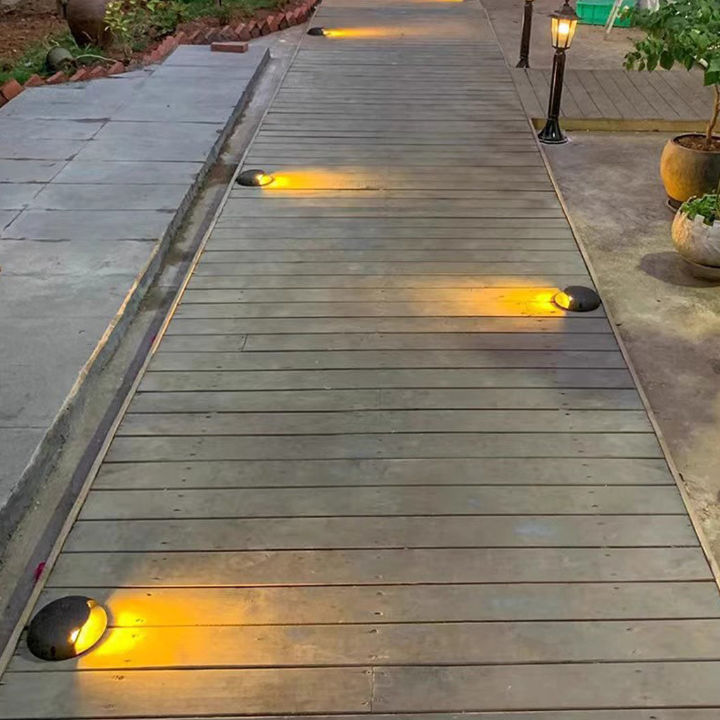 Brønnlys med sideutstrålende LED, livlig aluminiumsdesign
