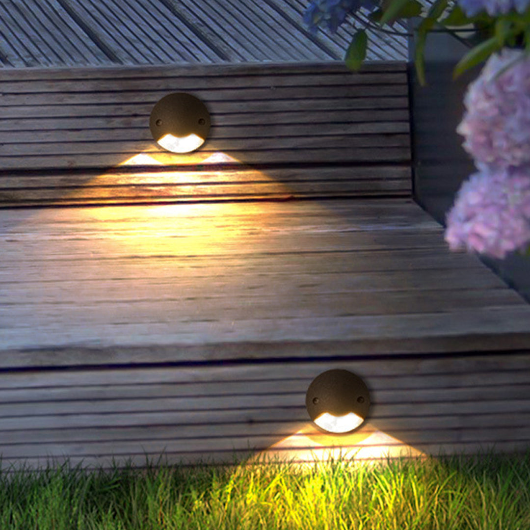 Brønnlys med nedgravd sideutstrålende LED, Lun aluminiumarmatur
