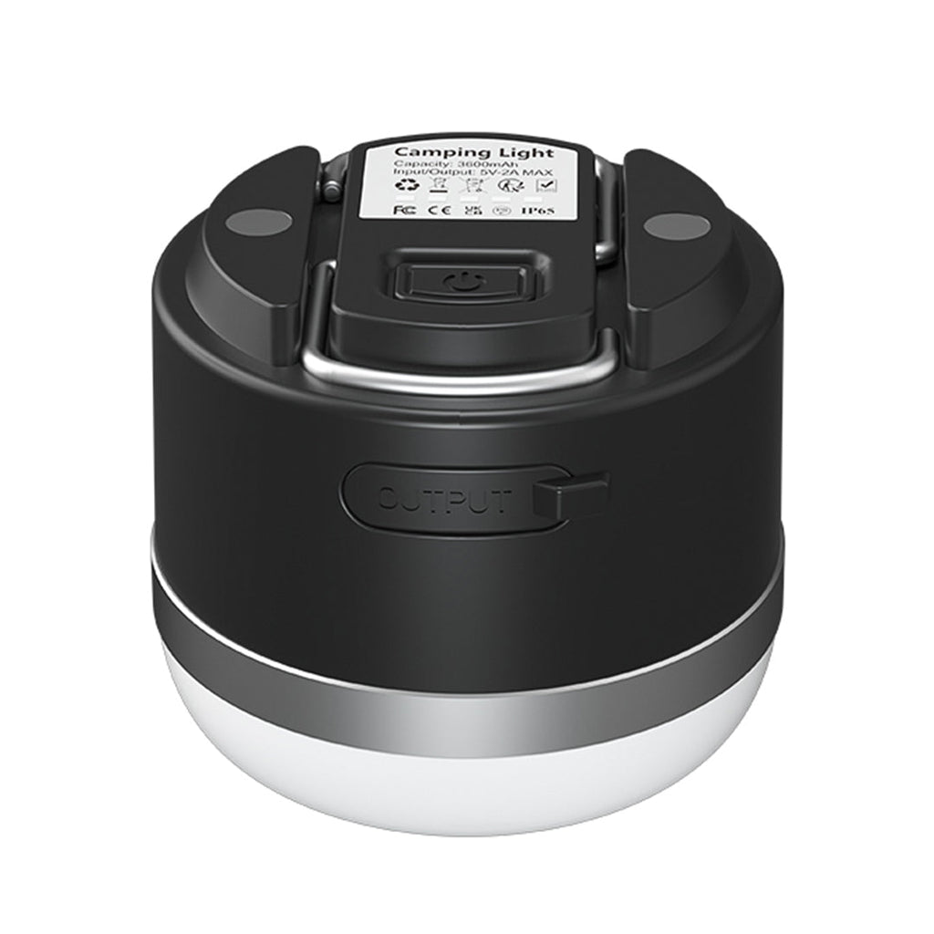 Rechargeable LED Camping Lantern With Power Bank and SOS Flashlight