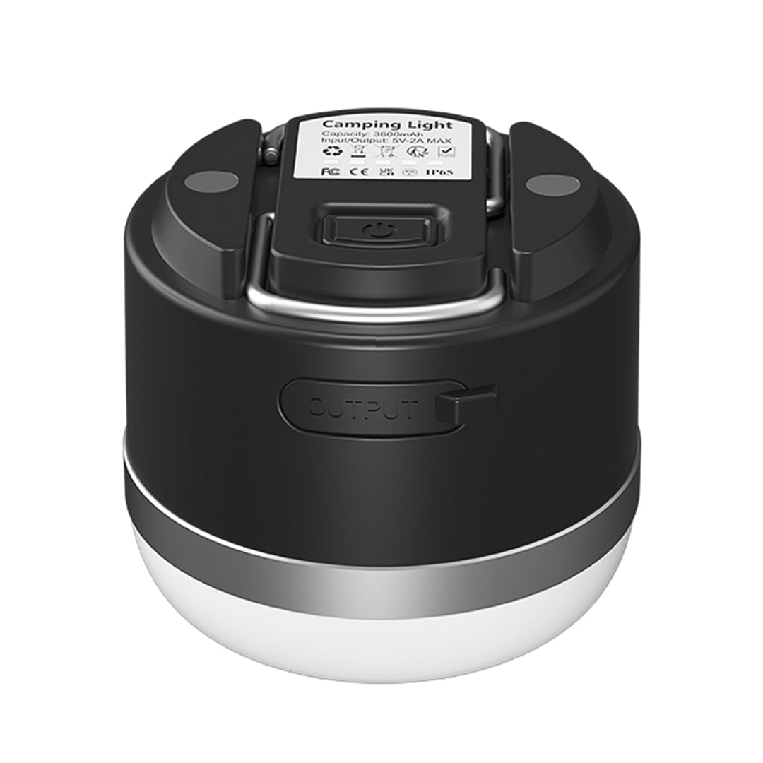 Rechargeable LED Camping Lantern With Power Bank and SOS Flashlight