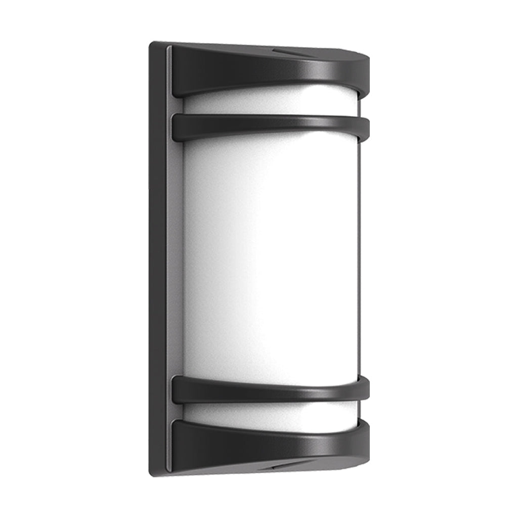 Laurce Nordic LED udendørs væglampe, sort aluminium, OSRAM-chip