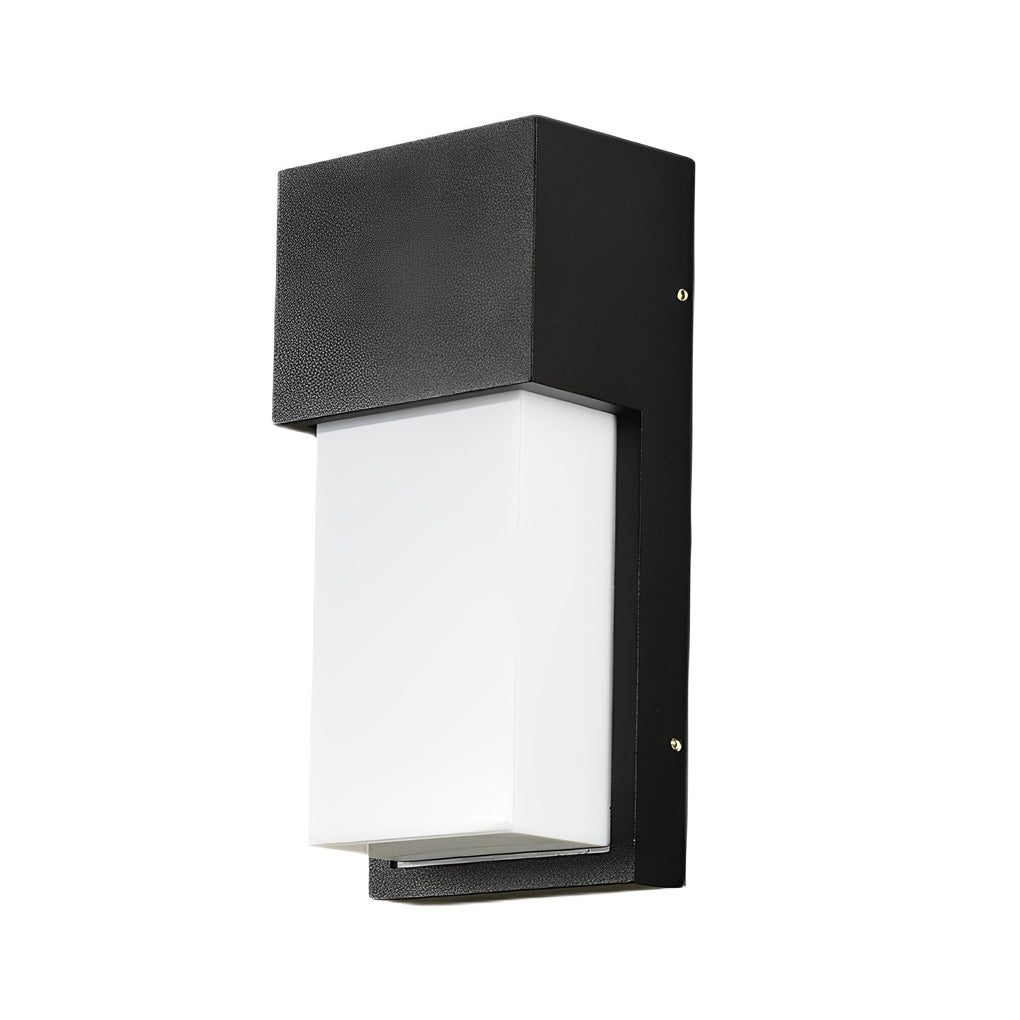 Rectangular Aluminum Wall Light for Outdoor Use, 10W LED, IP54 Rated