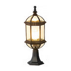 Moorish Vintage-Style Outdoor Lantern, Die-Cast Aluminum Build