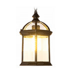 Moorish Vintage-Style Outdoor Lantern, Die-Cast Aluminum Build