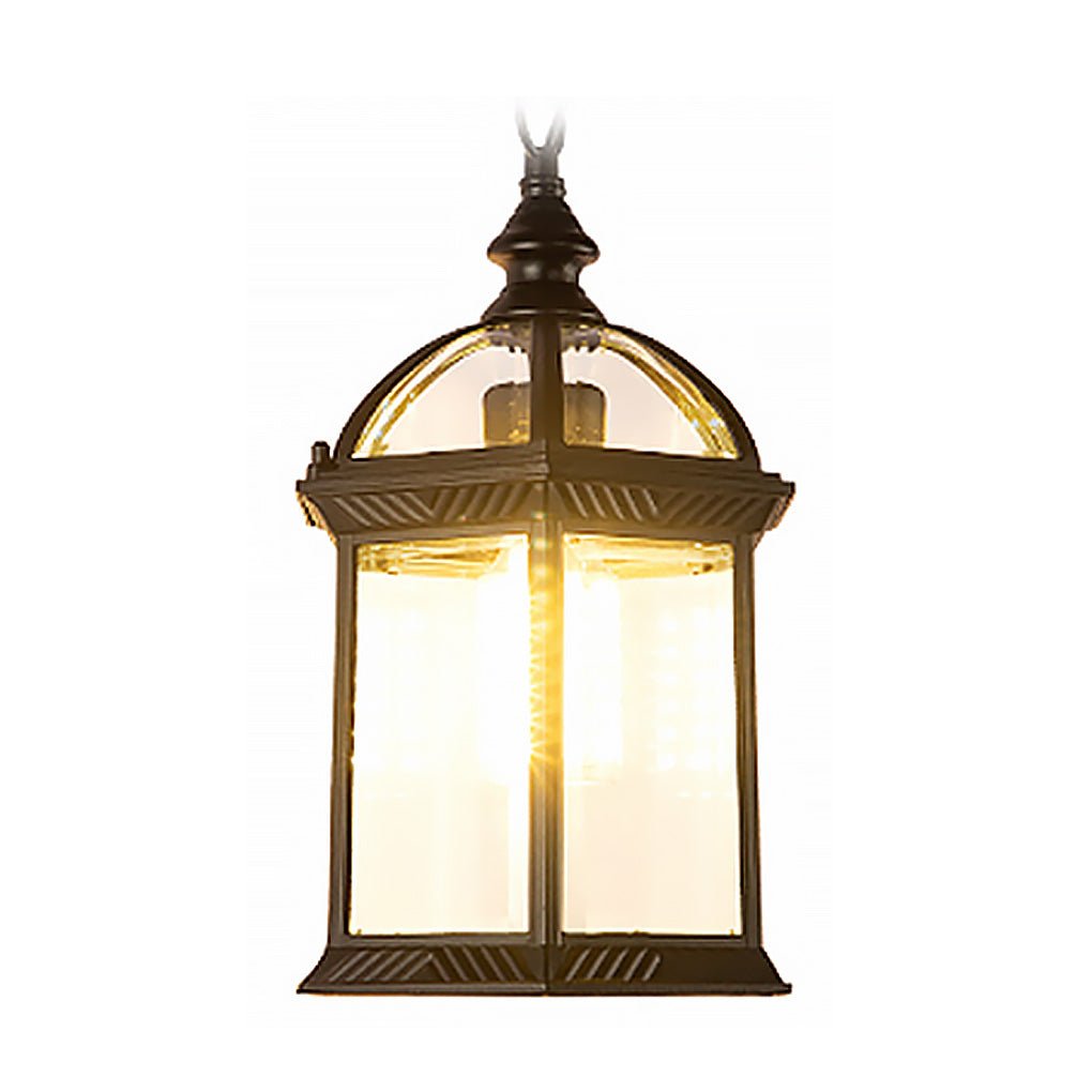 Moorish Vintage-Style Outdoor Lantern, Die-Cast Aluminum Build
