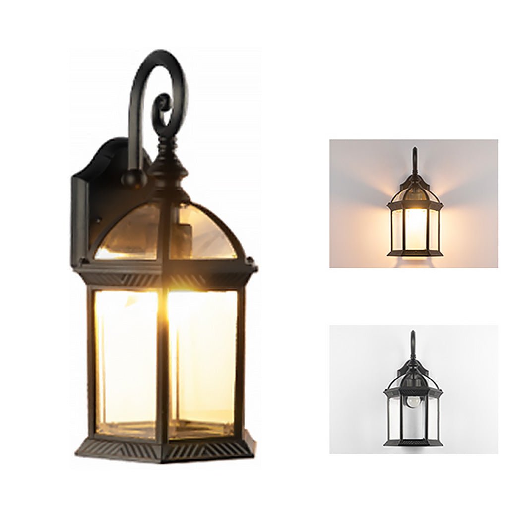 Moorish Vintage-Style Outdoor Lantern, Die-Cast Aluminum Build