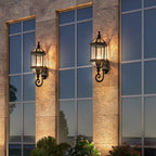 Moorish Vintage-Style Outdoor Lantern, Die-Cast Aluminum Build