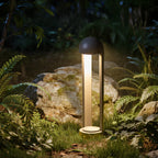 Pamela Sand-Grå Aluminium Utendørs Pullertlampe, 60 cm Stolpelampe