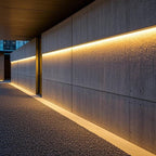 Sømløs silikone LED-hjørnestribelys, industristil trim