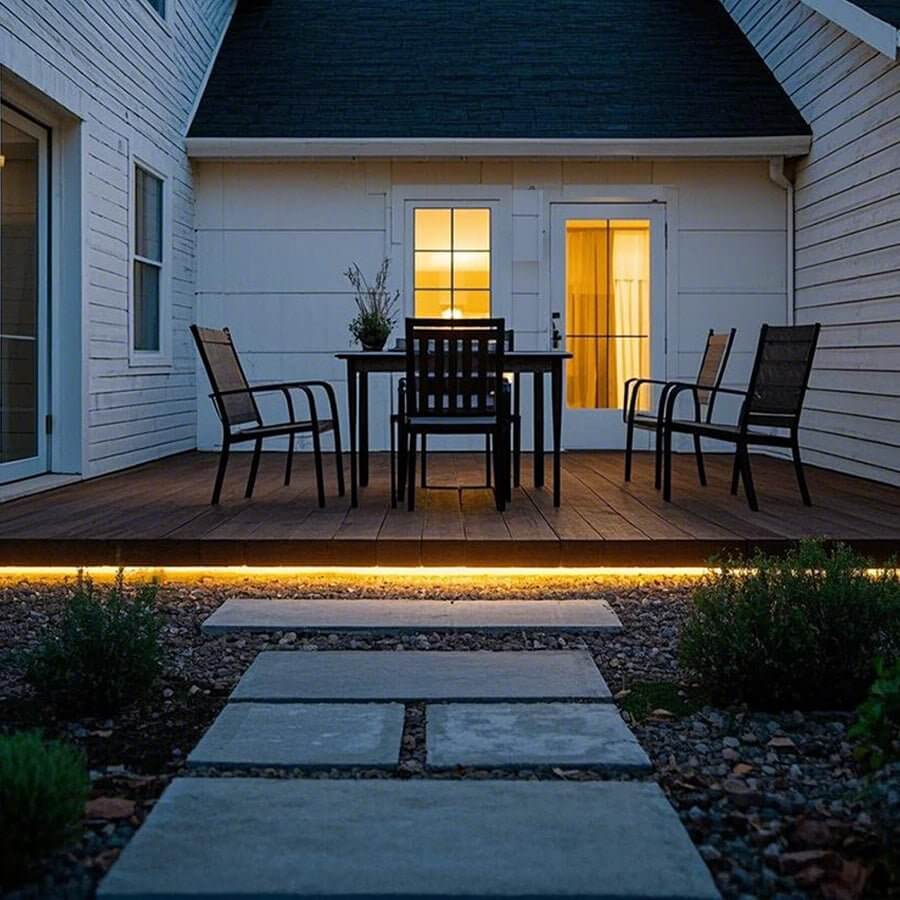 Sømløs silikone LED-hjørnestribelys, industristil trim