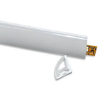 Sømløs silikone LED-hjørnestribelys, industristil trim