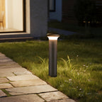 Kuppelformet LED-pollarlys i støpt aluminium for hageganger