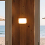 Applique murale LED Stan, aluminium noir flash carré pour l’extérieur  