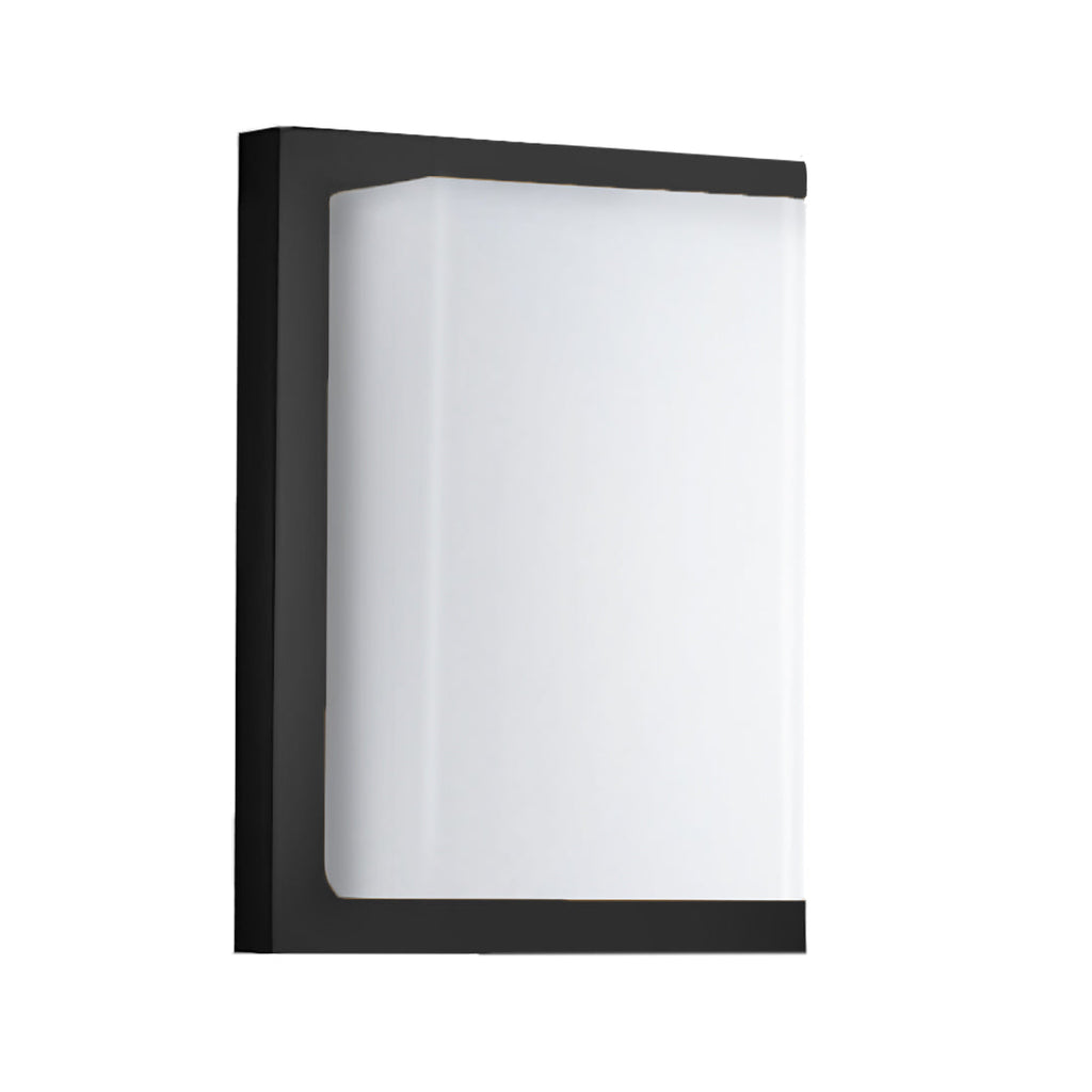 Applique murale extérieure rectangulaire, aluminium moulé sous pression Heather avec LED