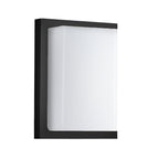 Applique murale extérieure rectangulaire, aluminium moulé sous pression Heather avec LED
