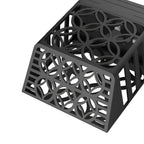 Lampe murale extérieure creuse en ABS à énergie solaire, design sans fil  