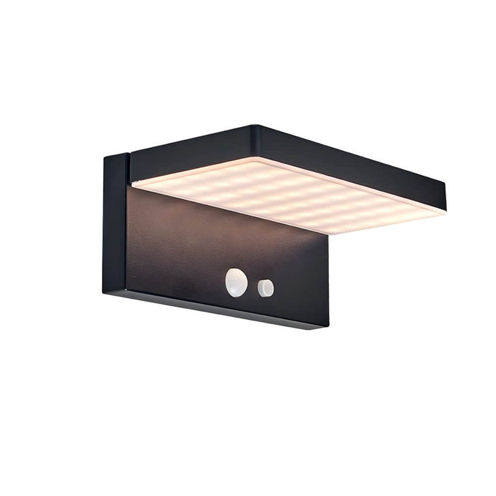 Luz Solar de Parede Exterior, Sensor de Movimento em Alumínio com Aumento para 600lm