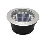 Graham Solar-Powered Aluminum Well Light for Outdoor Pathways
