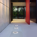 Graham Solar-Powered Aluminum Well Light for Outdoor Pathways