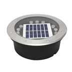Graham Solar-Powered Aluminum Well Light for Outdoor Pathways