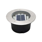 Graham Solar-Powered Aluminum Well Light for Outdoor Pathways