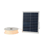 Plas Solar-Powered LED Strip Light, Warm White Silicone Rope