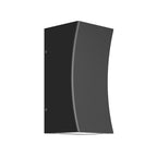 Mararet Up-Down LED Outdoor Wall Light, Black Aluminum, IP65 Rated