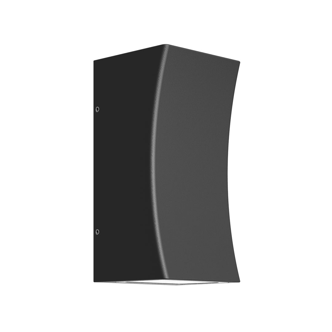 Mararet Up-Down LED Outdoor Wall Light, Black Aluminum, IP65 Rated