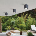 Square LED Ceiling Downlight, Waterproof Flush Mount For Hallway