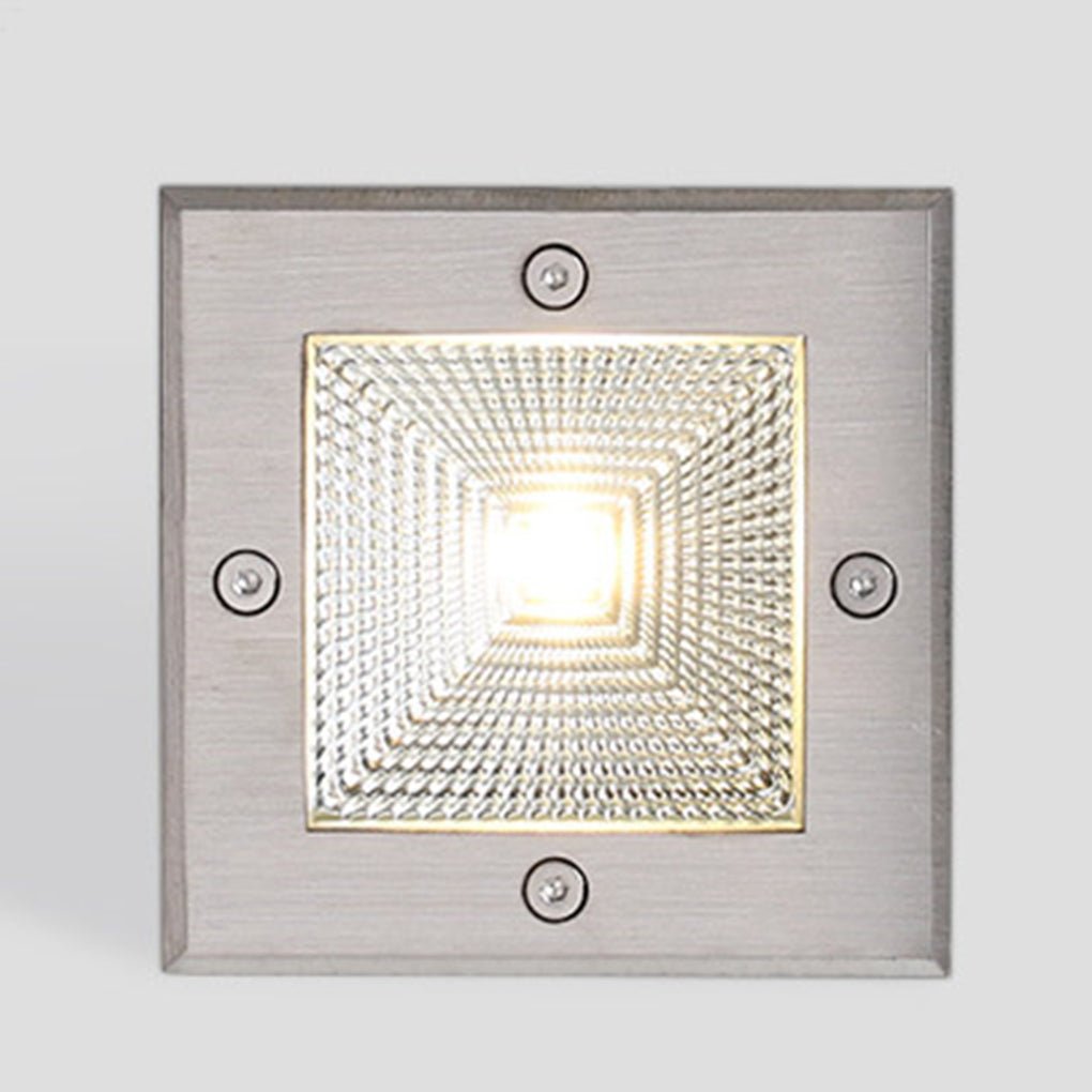 Faithful Square LED Recessed Light for Outdoor Stairs and Decks