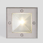 Faithful Square LED Recessed Light for Outdoor Stairs and Decks