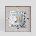 Faithful Square LED Recessed Light for Outdoor Stairs and Decks