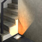 Faithful Square LED Recessed Light for Outdoor Stairs and Decks