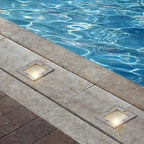 Faithful Square LED Recessed Light for Outdoor Stairs and Decks