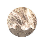 Aplique de Parede Exterior em Resina com Brilho LED Quente, Design Beauty Sunrise