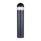 Udendørs aluminiums pullertlampe, 31-tommer nordisk stolpe med varm LED