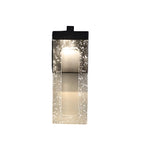 Crystal-Shade aluminium udendørs væglampe, varm hvid LED
