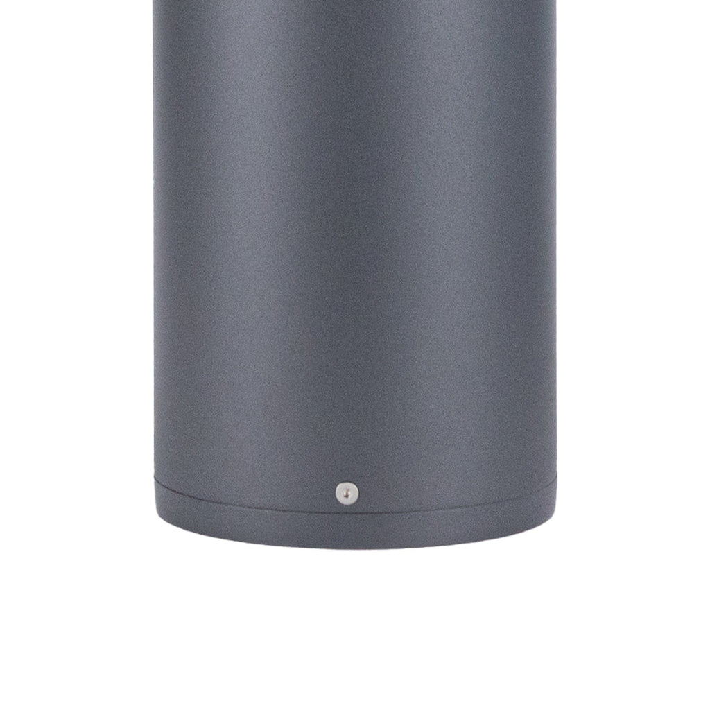 Sherard Sand-Gray Aluminum Bollard Path Light, Nordic Outdoor Lamp